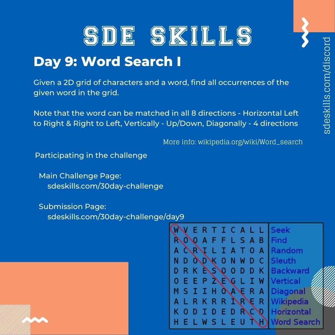Day 9 - Word Search I